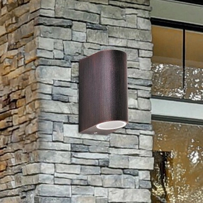 Ogrodowa LAMPA elewacyjna CHILE 8019 Rabalux metalowa OPRAWA zewnętrzny kinkiet IP44 outdoor antyczny brąz