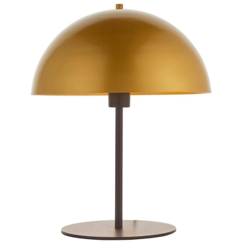 Lampa stołowa art deco L&-192695 Light& kopuła do salonu złota brąz