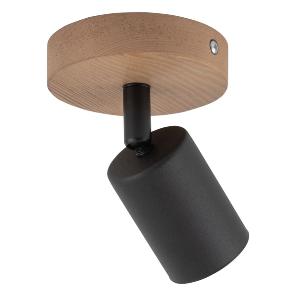 Reflektor sufitowy drewniany Top Wood 3290 TK Lighting metalowy czarny
