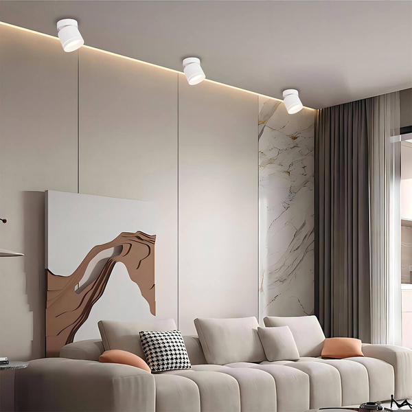 Przysufitowa lampa regulowana Kendal LP-6331/1SM R1 WH movable Light Prestige biała