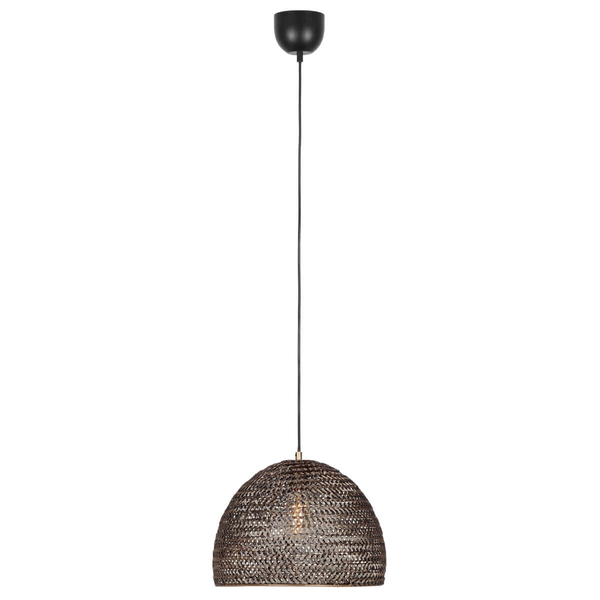 Wiklinowa lampa zwisająca KAMARA 365290104 Trio pleciona patyna