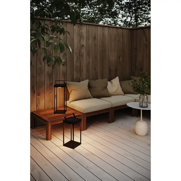 Solarna lampa zewnętrzna Pure 108880 LED 1W 3000K USB-C IP44 czarny