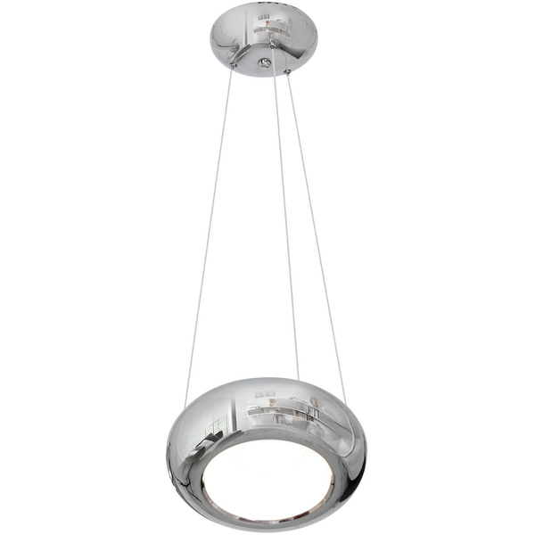 LAMPA wisząca MERCURIO ML328 Milagro okrągła OPRAWA metalowa zwis LED 12W 4000K pierścień circle chrom