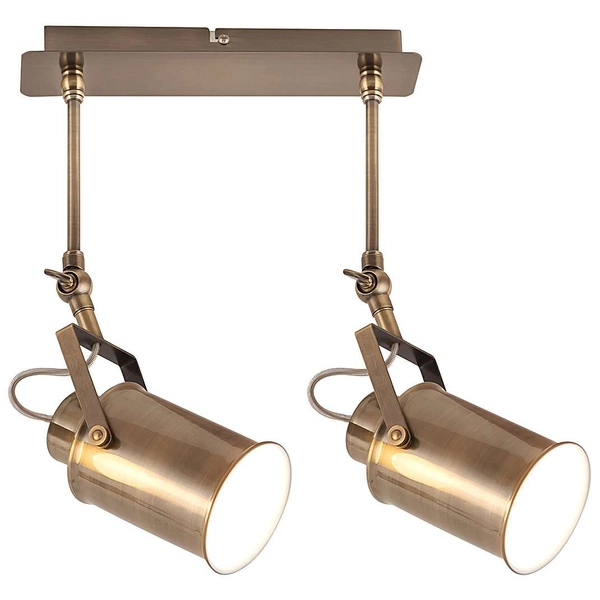 LAMPA sufitowa PETER 5982 Rabalux metalowa OPRAWA industrialne tuby regulowane reflektorki antyczny brąz