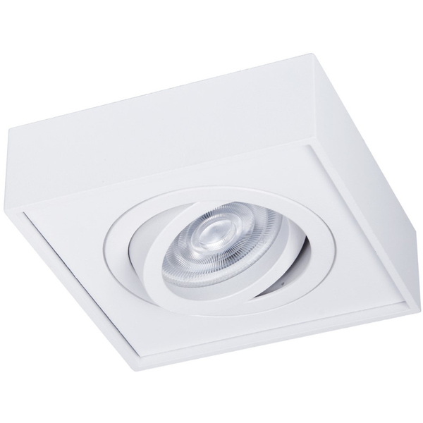Metalowa LAMPA wpuszczana NUSA ML0039 oczko do zabudowy białe