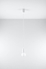 LAMPA wisząca SL.0569 industrialna OPRAWKA zwis na żarówkę biały