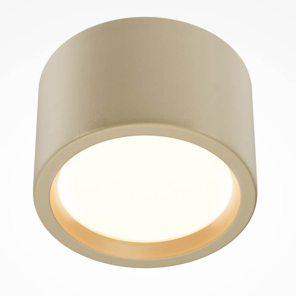 Nasufitowa lampa Hydra C090CL-10W3K-MG LED 10W 3000K IP44 krążek złota