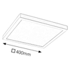 Plafon LAMPA sufitowa LOIS 2670 Rabalux kwadratowa OPRAWA metalowa LED 36W 3000K satyna
