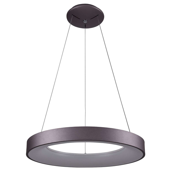 Okrągła LAMPA wisząca GIULIA 5304-850RP-GD-3 Italux metalowa OPRAWA zwis LED 24W 3000K pierścień ring złoty