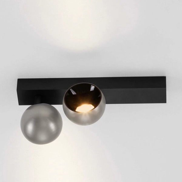 Lampa sufitowa FRONTERA LE44942 LED 21W 3000K bubbles szara czarna