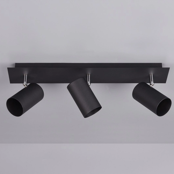 Regulowana lampa sufitowa VANTOS DL332802400 czarne tuby salonowe