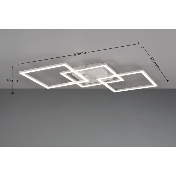 Geometryczna lampa sufitowa ASTRIL DL131-64493 LED 31W 4000K biały