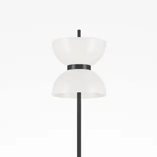 Metalowa podłogowa lampa Kyoto MOD178FL-L11B3K LED 11W 3000K czarna biała