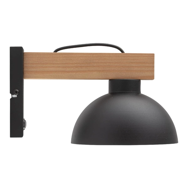 Rustykalny kinkiet z włącznikiem Oslo 4961 TK Lighting drewniany czarny