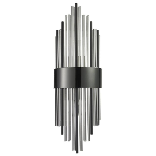 Kinkiet ścienny Draco ST-88003W-M black Step crystal glamour czarny