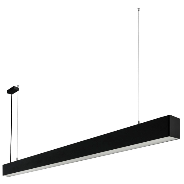 Biurowa lampa wisząca Traversi PRD-5470-142-BK-830-PN Italux LED 44W 3000K czarna