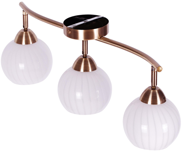 Sufitowa lampa ruchoma Atria K-C9530A/3 patyna biała