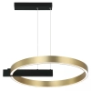 Regulowany ringowy żyrandol 22011 LED 41W 3000K pierścień czarny złoty