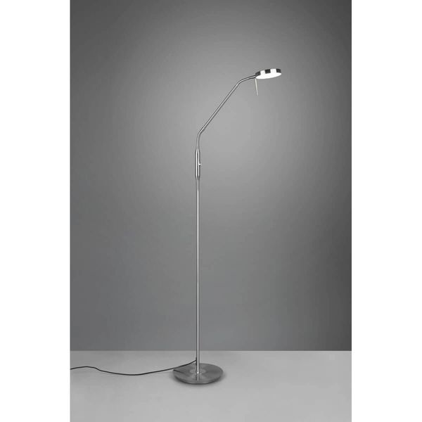 Lampa podłogowa ze ściemniaczem NEMIO DL107423310 LED 12W 2300-4000K srebrny