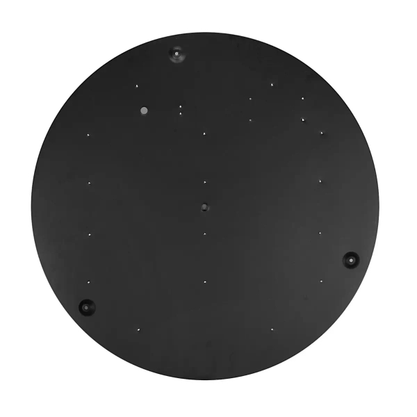 Minimalistyczny ledowy plafon sufitowy 1447 LED 60W 4000K czarny