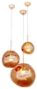 Lampa wisząca Fusion MSE1501100424 kula ball miedziana