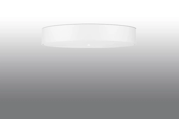 LAMPA plafon SL.0813 sufitowa OPRAWA okrągła abażurowa biała