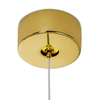 Złoty pierścień wiszący Ring lampa LED 30W 3000K złota