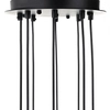 Wisząca lampa jadalniana Flusso MSE1501100471 King Home LED 16W 3000K nad stół metalowa czarna