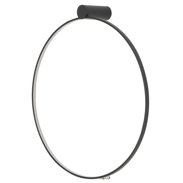 Lampa pierścieniowa ścienna Circolo 10815 Nowodvorski LED 21W 3000K czarna