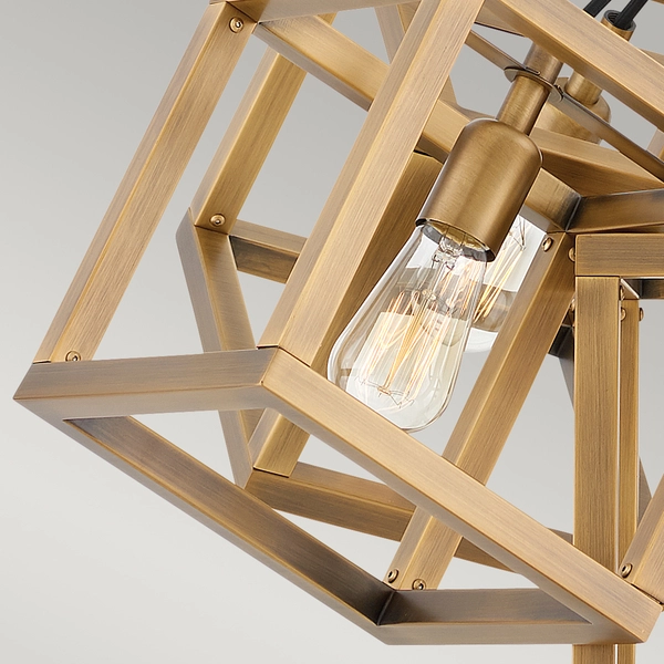 Loftowa lampa wisząca QN-ENSEMBLE5P-BB kostki brązowe