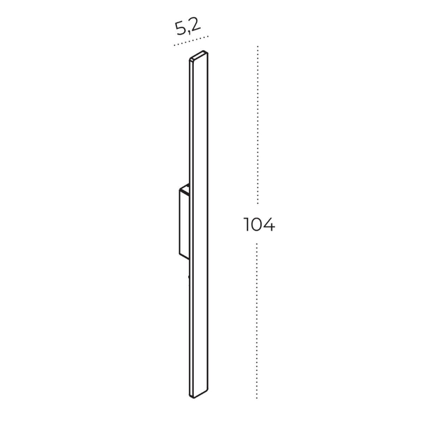 Elewacyjny kinkiet LED Lennart AZ5696 Azzardo 36W 3000K IP54 czarny
