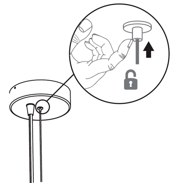Okrągła lampa wisząca Pianeta LUMPIA025XXHBNW IP44 2800-6500K biała