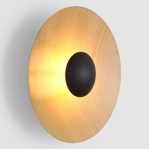 Kinkiet naścienny Retro ABR-KO12W-WOOD LED 12W 2700K drewniany czarny