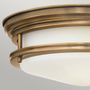 Szklana lampa sufitowa QN-HADRIAN-FS-BR-OPAL brązowy