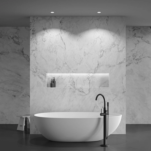 Lampa tarasowa sufitowa Zoom DL034-L12W4K-W LED 12W 4000K IP65 oczko biała