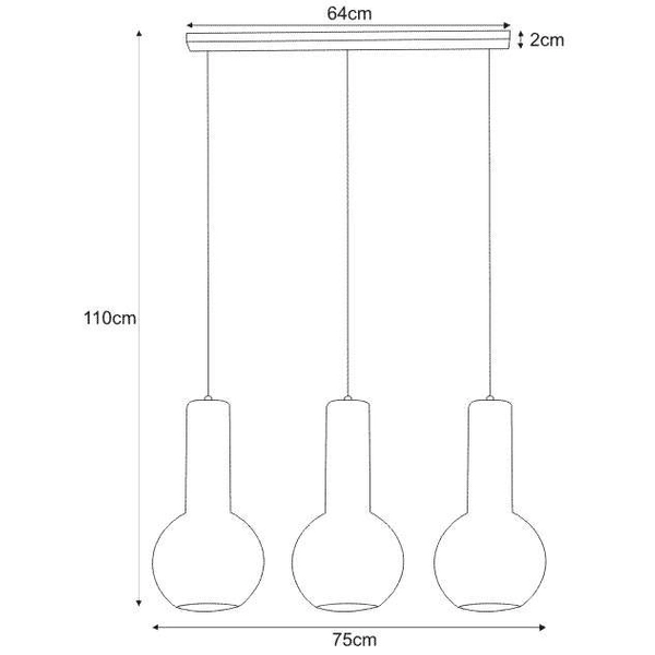 LAMPA druciana Arvi K-4526 Kaja wisząca OPRAWA industrialny ZWIS na listwie biały złoty