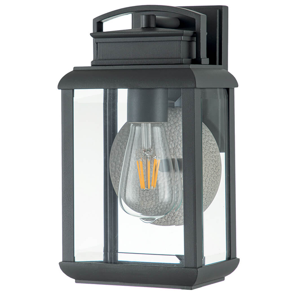 Prostokątna lampa ścienna Byron QZ-BYRON-S-GR IP44 na zewnątrz grafit
