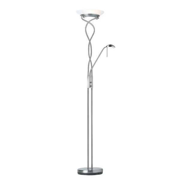 Podłogowa lampa do czytania Monaco MONACO-S.C. regulowana chrom