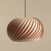 Brązowa lampa wisząca Nature Light 1110G_S Aldex do sypialni drewno