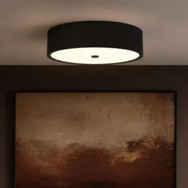 Sufitowa lampa Zalindro czarna biała chrom OR86577 6xE27 do sypialni