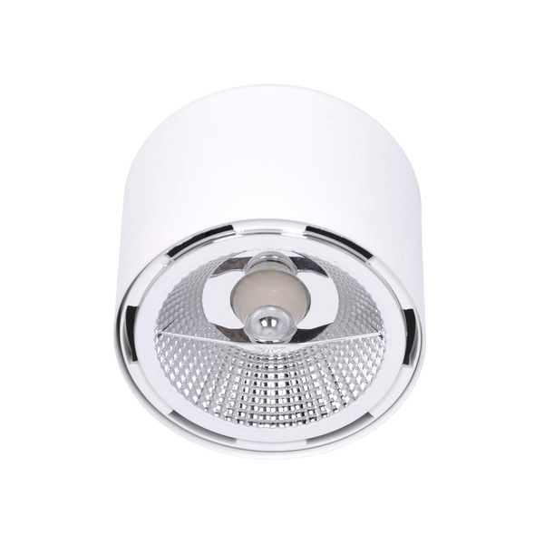 Minimalistyczny spot Horn K-5133 Kaja do kuchni metalowy biały
