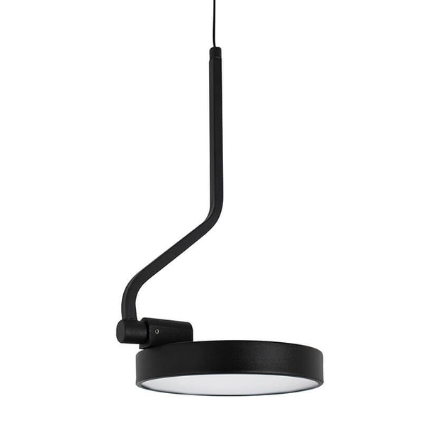 Wisząca lampa ledowa Flat MSE010100385 Moosee 30W 3000K metalowa czarna