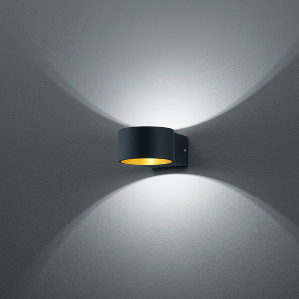 Kinkiet ścienny góra-dół LACAPO 223410132 Trio LED 4,3W 3000K czarny