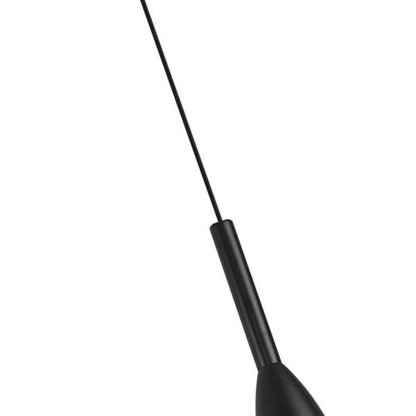 LAMPA wisząca SOLIN LP-181/1P BK Light Prestige metalowa OPRAWA zwis czarny