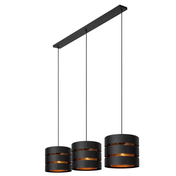 Jadalniana lampa wisząca Rosas 21433/03/30 czarna złota