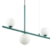 Kulista lampa wisząca MODERNO DN1506 green szmaragdowa 4xG9 kule