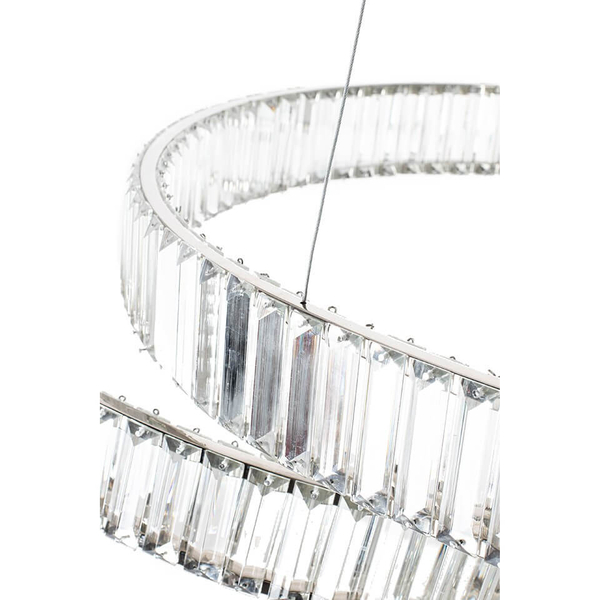 Wisząca lampa salonowa Wave MSE1501100198 Moosee LED 120W 3000K chrom