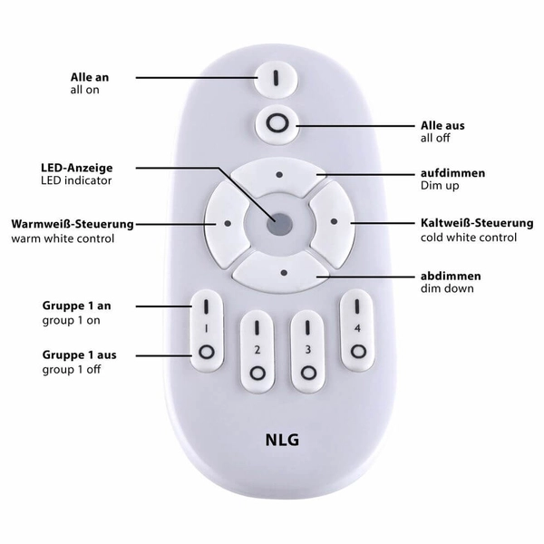 Kwadratowy plafon Flat LED 17W 2700K-5000K z funkcją pamięci biały