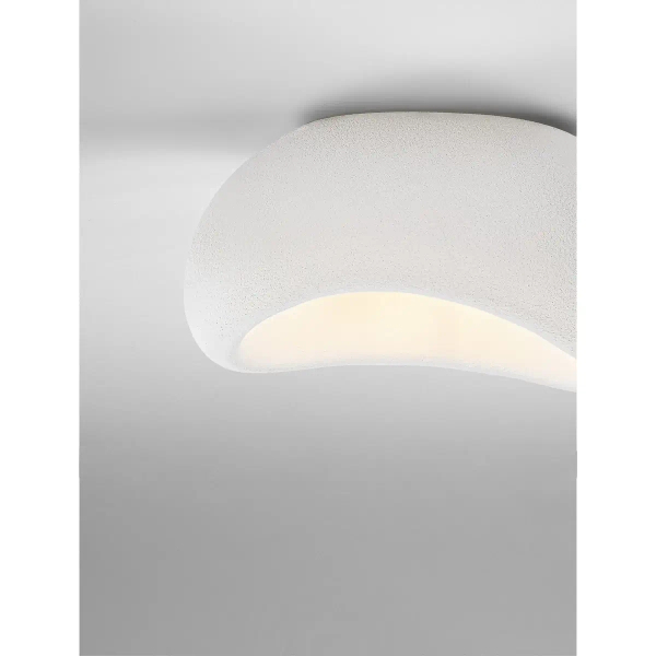Sufitowa lampa kopuła PALINZA biała LE45327 1xE27 do sypialni