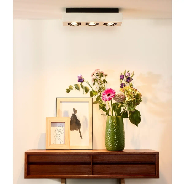 Podłużna lampa sufitowa XIRAX 09119/16/31 Lucide biała czarna